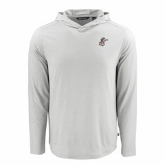 Cincinnati Reds Cutter & Buck Coastline Epic Comfort Recycled Eco Hoodie Long Sleeve T-Shirt | MLB Discount