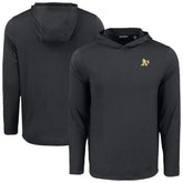 Athletics Cutter & Buck Coastline Epic Comfort Recycled Eco Hoodie Long Sleeve T-Shirt | MLB For sale