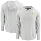 Seattle Mariners Cutter & Buck Coastline Epic Comfort Recycled Eco Hoodie Long Sleeve T-Shirt | MLB Sale