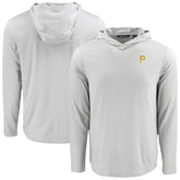 Pittsburgh Pirates Cutter & Buck Coastline Epic Comfort Recycled Eco Hoodie Long Sleeve T-Shirt | MLB Discount