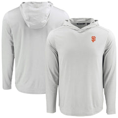 San Francisco Giants Cutter & Buck Coastline Epic Comfort Recycled Eco Hoodie Long Sleeve T-Shirt | MLB On Sale