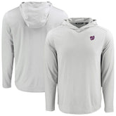 Washington Nationals Cutter & Buck Coastline Epic Comfort Recycled Eco Hoodie Long Sleeve T-Shirt | MLB Discount