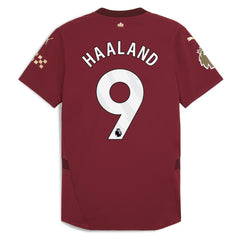 Erling Haaland Manchester City 2024/25 Third Player Jersey Burgundy - Puma