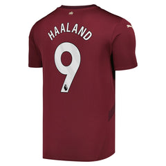 Erling Haaland Manchester City 2024/25 Third Replica Player Jersey Burgundy - Puma