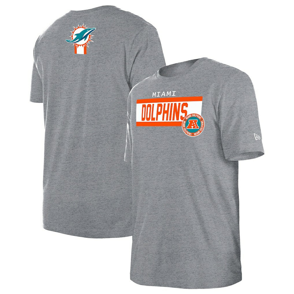 Miami Dolphins New Era 3rd Down High Density Print T-Shirt