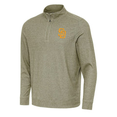 San Diego Padres Antigua Subtle Quarter-Zip Sweatshirt | MLB Sale