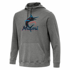 Miami Marlins Antigua Cloud Pullover Hoodie | MLB Sale