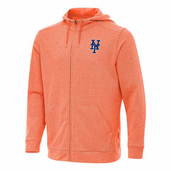 New York Mets Antigua Effortless Full-Zip Hooded Jacket | MLB New