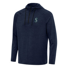 Seattle Mariners Antigua Spikes Quarter-Zip Pullover Hoodie | MLB New