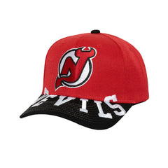 New Jersey Devils Mitchell & Ness Underarch Two-Tone Pro Crown Snapback Hat On Sale