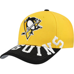 Pittsburgh Penguins Mitchell & Ness Underarch Two-Tone Pro Crown Snapback Hat On Sale