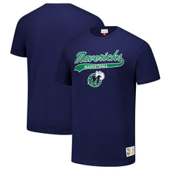 Dallas Mavericks Hardwood Classics Felt Applique Slub T-Shirt sale Online
