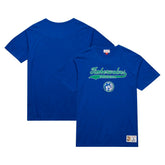 Minnesota Timberwolves Hardwood Classics Felt Applique Slub T-Shirt Discount