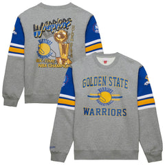 Golden State Warriors Hardwood Classics All Over 4.0 Pullover Sweatshirt sale New