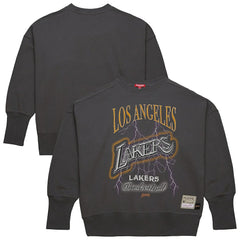 Los Angeles Lakers Women's Hardwood Classics Lightweight Pullover Sweatshirt For Sale