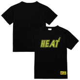 Miami Heat Hardwood Classics Neon Nights Premium T-Shirt On Sale