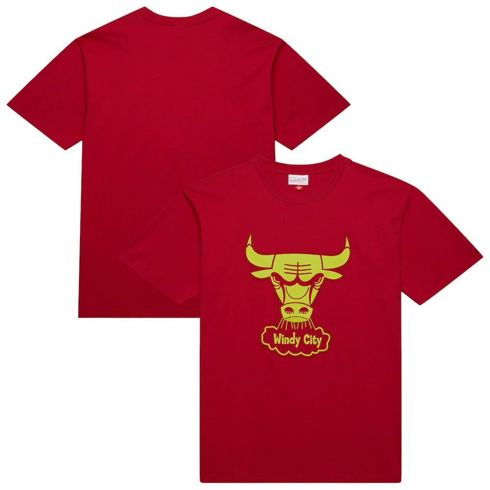Chicago Bulls Hardwood Classics Neon Nights Premium T-Shirt sale Discount