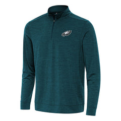 Philadelphia Eagles Antigua Bright Quarter-Zip Top