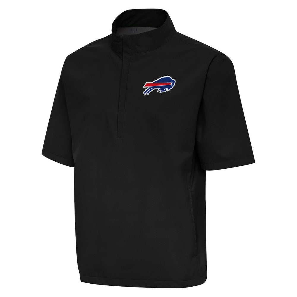 Buffalo Bills Antigua Brisk Short Sleeve Quarter-Zip Windshirt