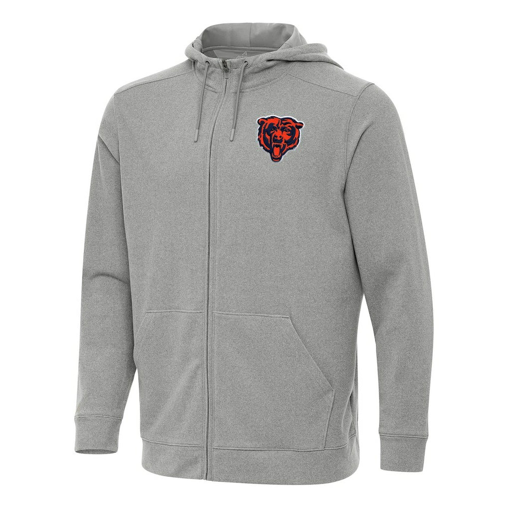 Chicago Bears Antigua Effortless Full-Zip Hoodie