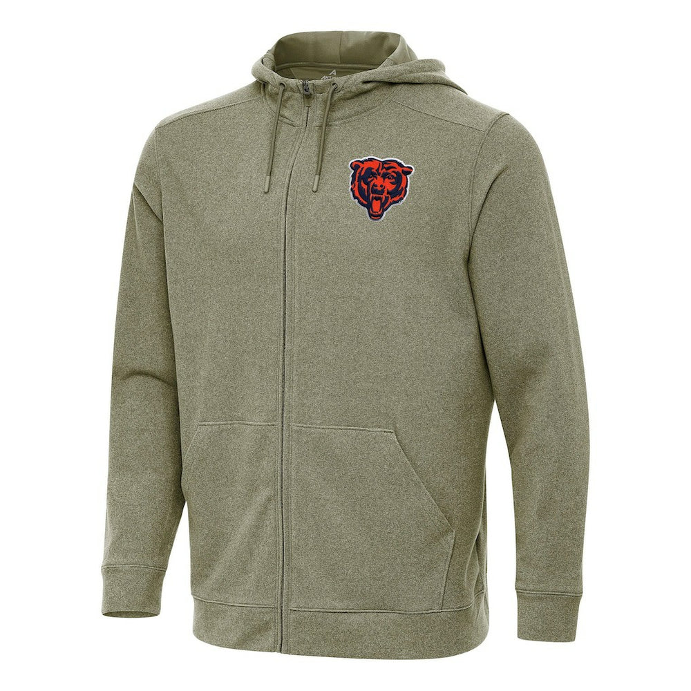 Chicago Bears Antigua Effortless Full-Zip Hoodie