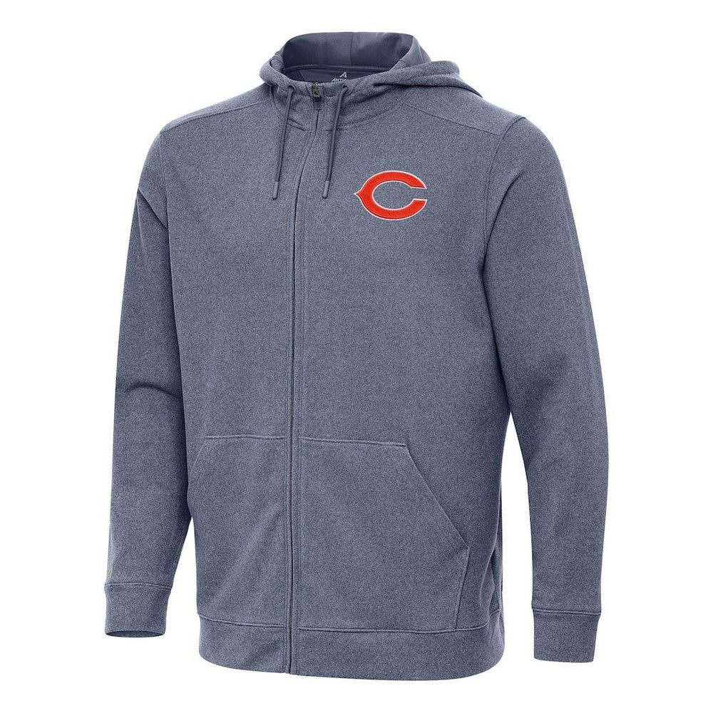 Chicago Bears Antigua Effortless Full-Zip Hoodie