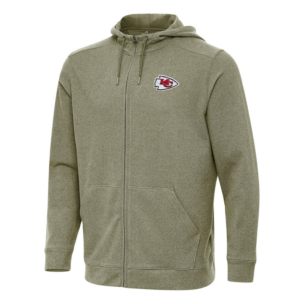 Kansas City Chiefs Antigua Effortless Full-Zip Hoodie