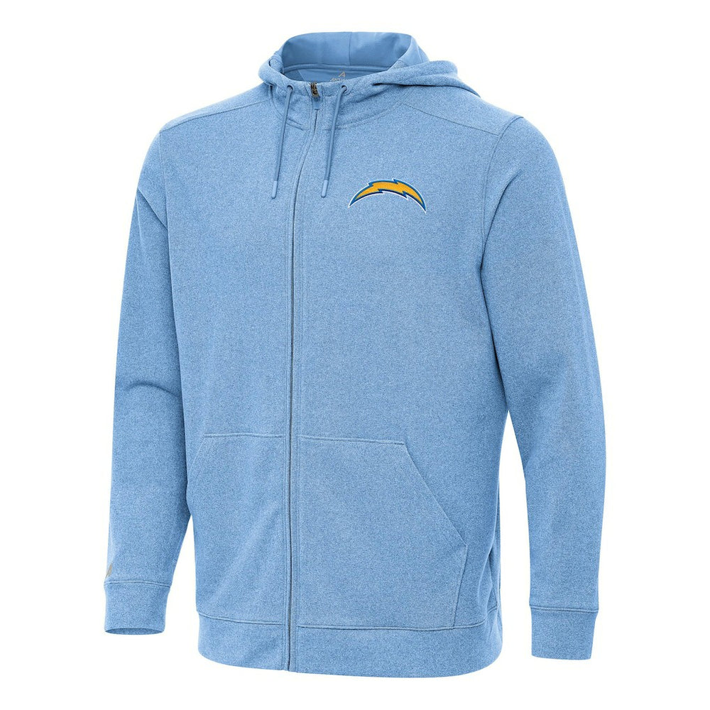 Los Angeles Chargers Antigua Effortless Full-Zip Hoodie