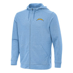 Los Angeles Chargers Antigua Effortless Full-Zip Hoodie
