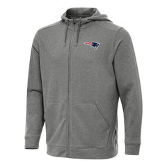 New England Patriots Antigua Effortless Full-Zip Hoodie