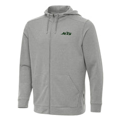 New York Jets Antigua Effortless Full-Zip Hoodie