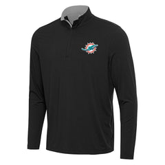 Miami Dolphins Antigua Content Quarter-Zip Pullover Top