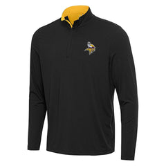 Minnesota Vikings Antigua Content Quarter-Zip Pullover Top