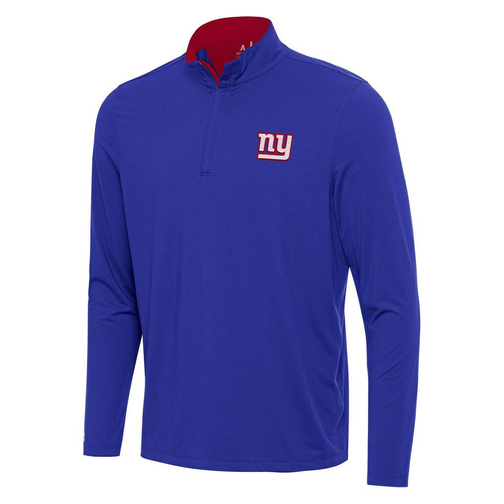 New York Giants Antigua Content Quarter-Zip Pullover Top