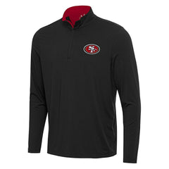 San Francisco 49ers Antigua Content Quarter-Zip Pullover Top