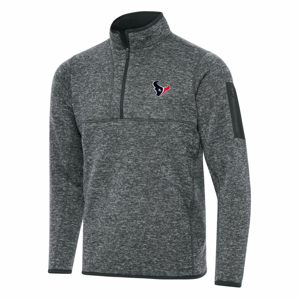 Houston Texans Antigua Fortune Quarter-Zip Pullover Jacket