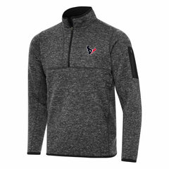 Houston Texans Antigua Fortune Quarter-Zip Pullover Jacket