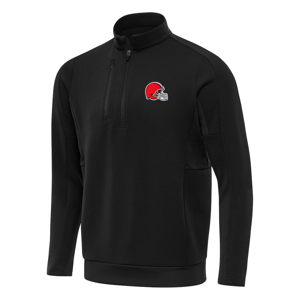 Cleveland Browns Antigua Generation Quarter-Zip Pullover Top