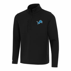Detroit Lions Antigua Insider Quarter-Zip Pullover Top