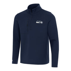 Seattle Seahawks Antigua Insider Quarter-Zip Pullover Top