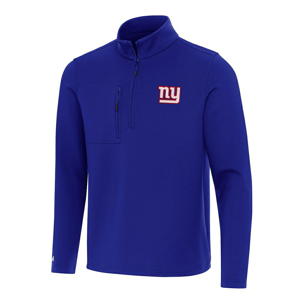 New York Giants Antigua Insider Quarter-Zip Pullover Top