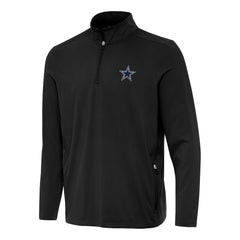 Dallas Cowboys Antigua Perilous Quarter-Zip Pullover Top