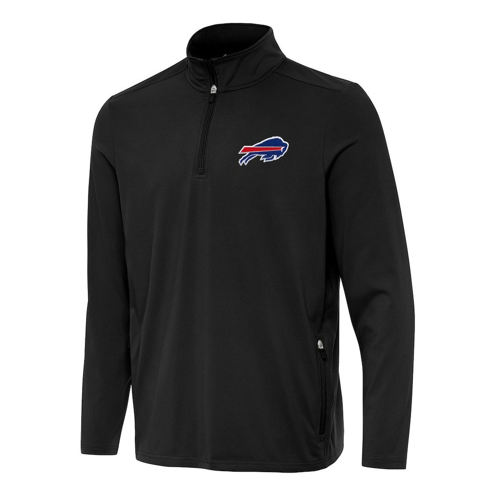 Buffalo Bills Antigua Perilous Quarter-Zip Pullover Top