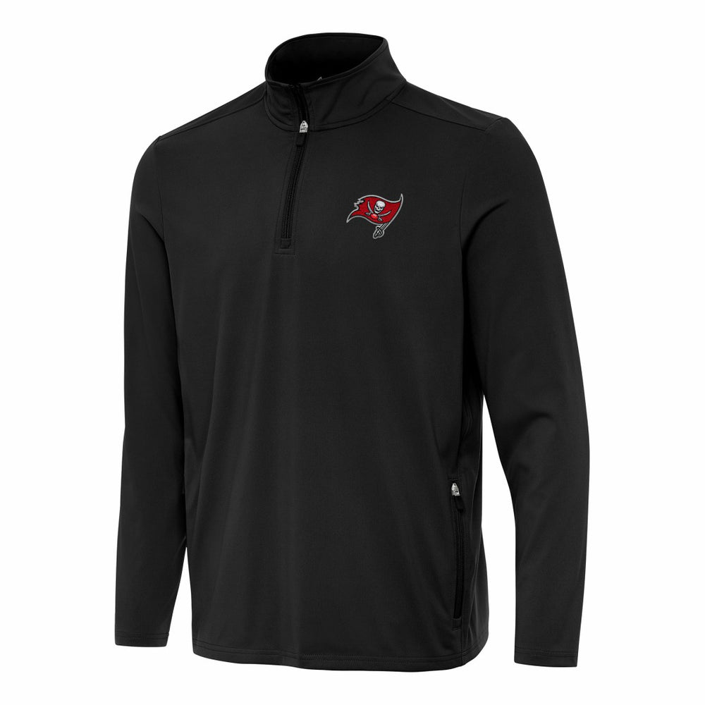 Tampa Bay Buccaneers Antigua Perilous Quarter-Zip Pullover Top