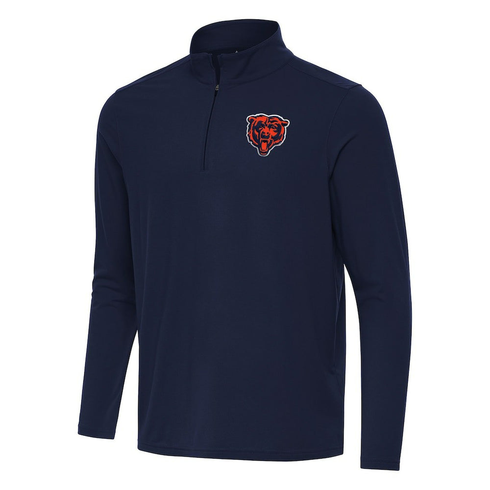 Chicago Bears Antigua Intent Quarter-Zip Pullover Top