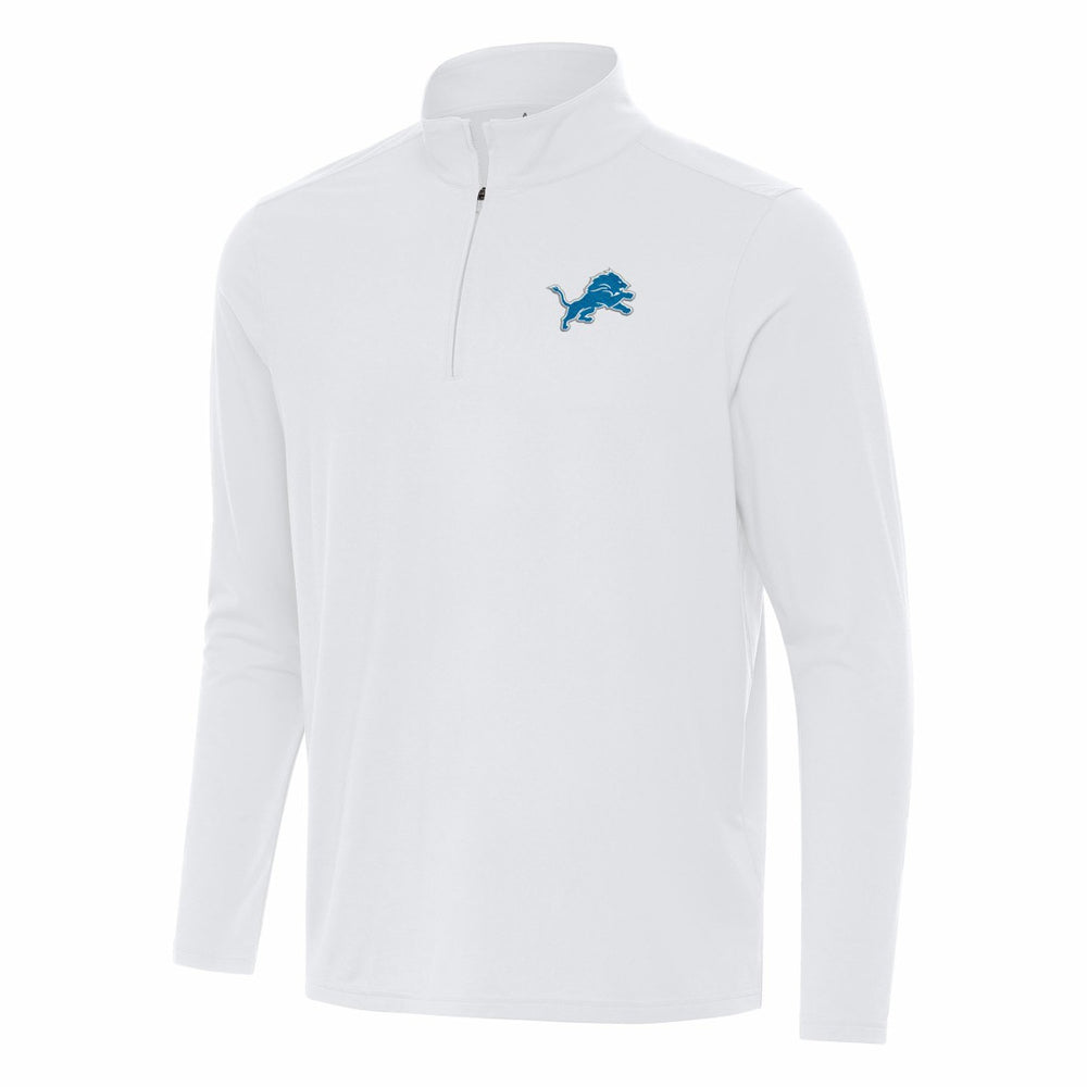 Detroit Lions Antigua Intent Quarter-Zip Pullover Top
