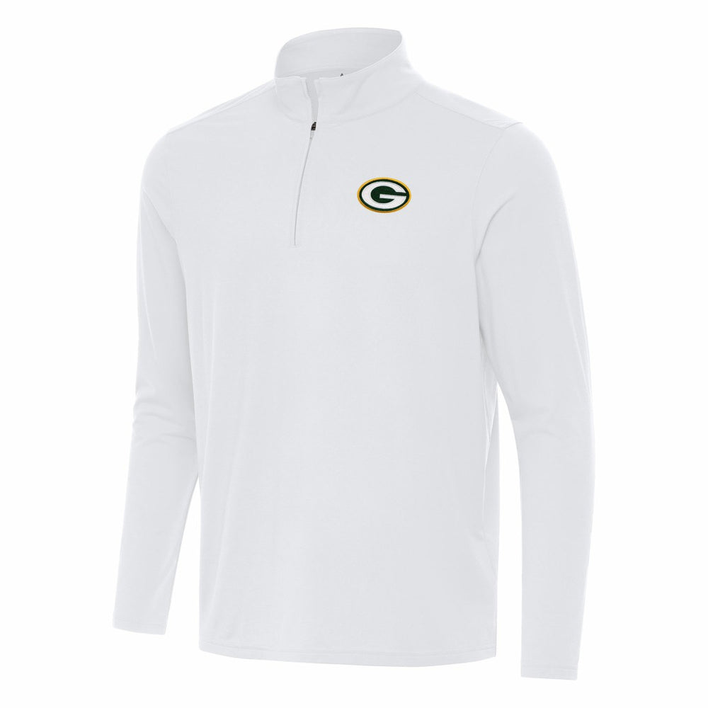 Green Bay Packers Antigua Intent Quarter-Zip Pullover Top