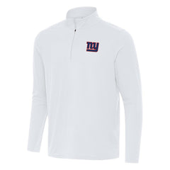 New York Giants Antigua Intent Quarter-Zip Pullover Top