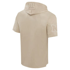 New York Giants Pro Standard Neutrals Capsule Short Sleeve Pullover Hoodie