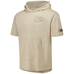 Kansas City Chiefs Pro Standard Neutrals Capsule Short Sleeve Pullover Hoodie